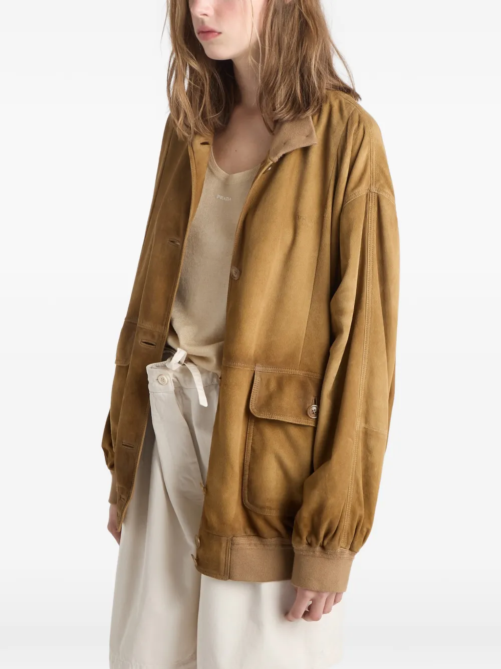 Prada Suède jack Bruin