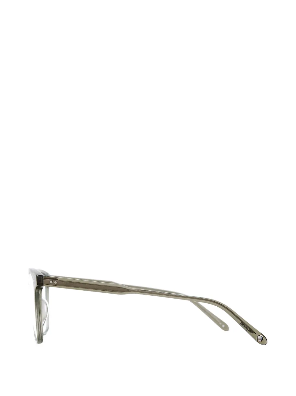 Garrett Leight Carina bril met vierkant montuur Groen