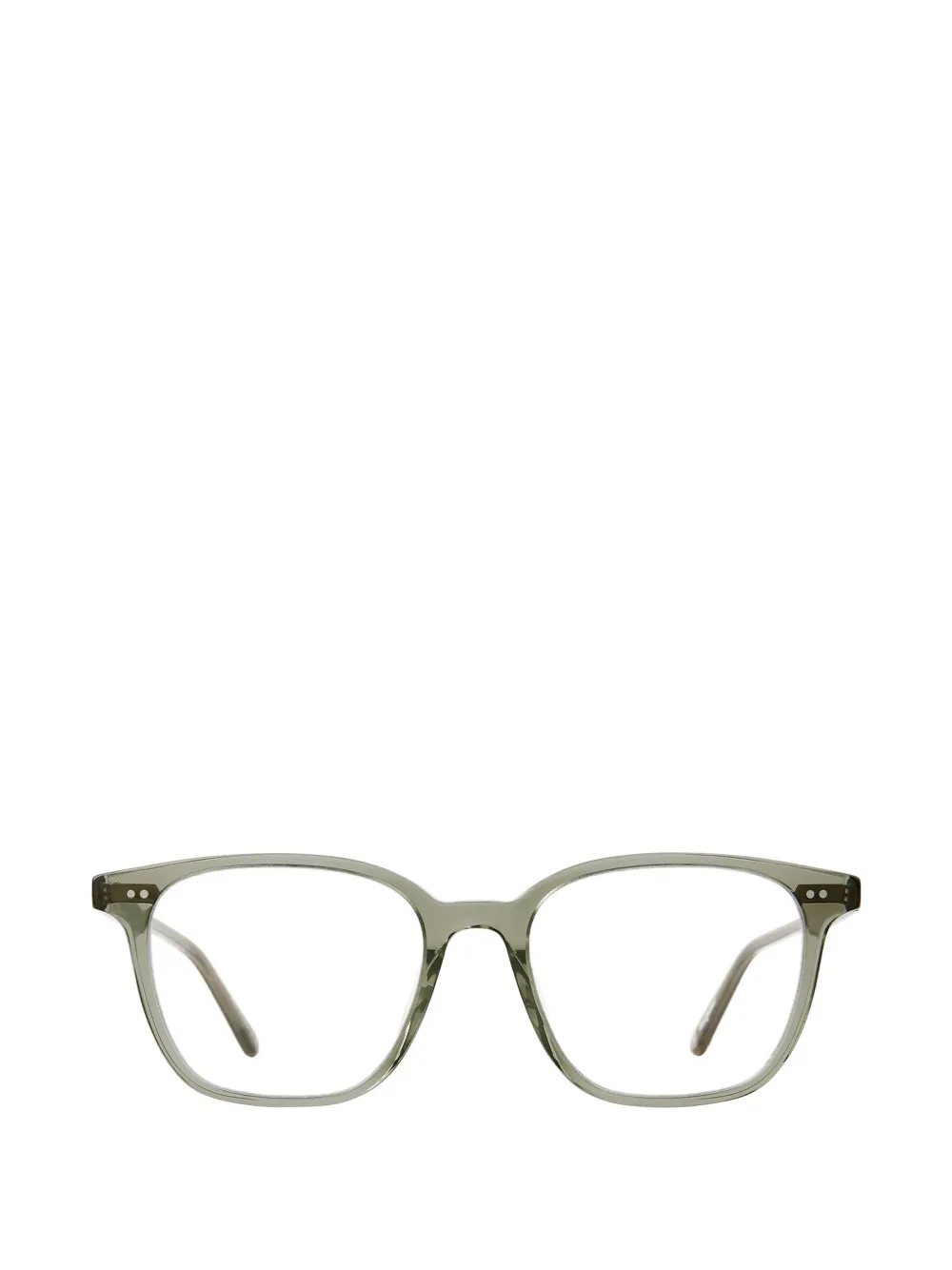 Garrett Leight Carina square-frame glasses - Verde