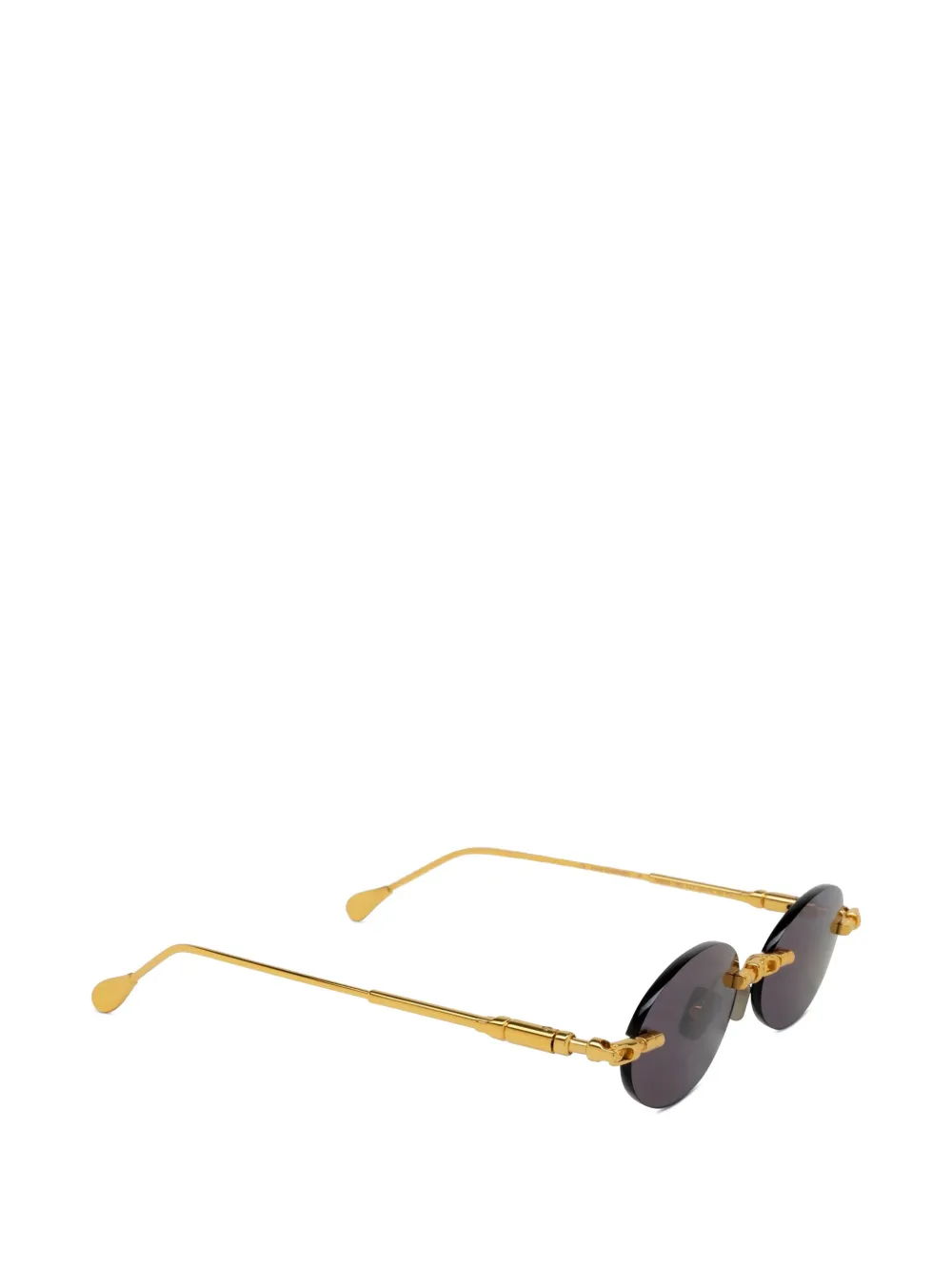 Kuboraum H62 zonnebril met ovalen montuur Goud