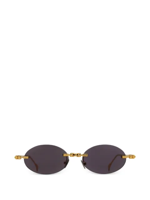 Kuboraum H62 oval-frame sunglasses