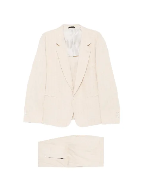 Giorgio Armani checked tailored suit