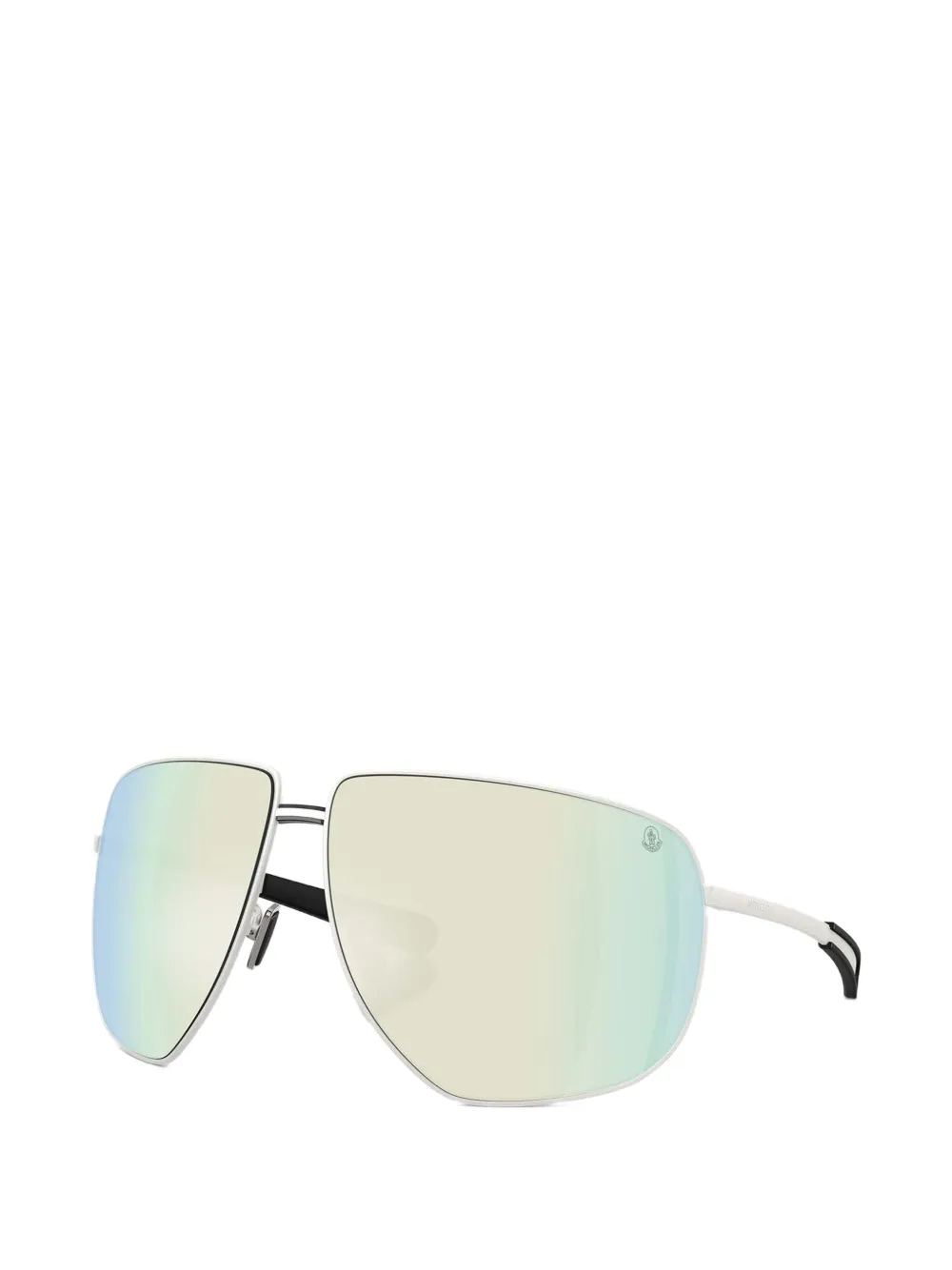 Moncler Atlas zonnebril met oversized montuur Zilver