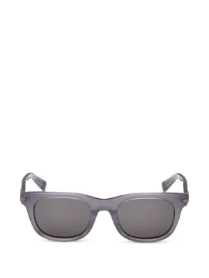 Zegna スクエアフレーム サングラス | ブラック | FARFETCH JP