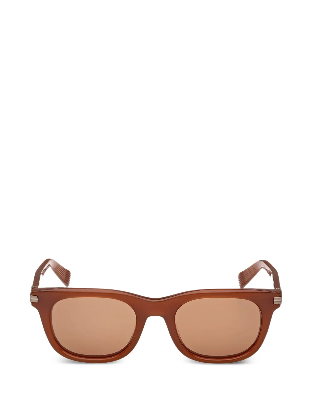 Zegna square-frame sunglasses - Marrone
