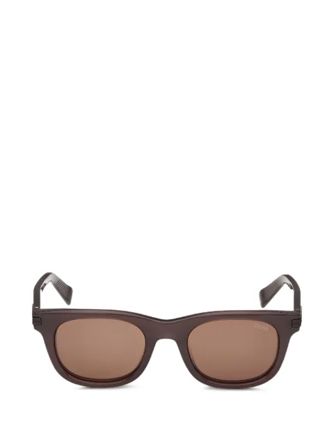 Zegna rectangle-frame sunglasses