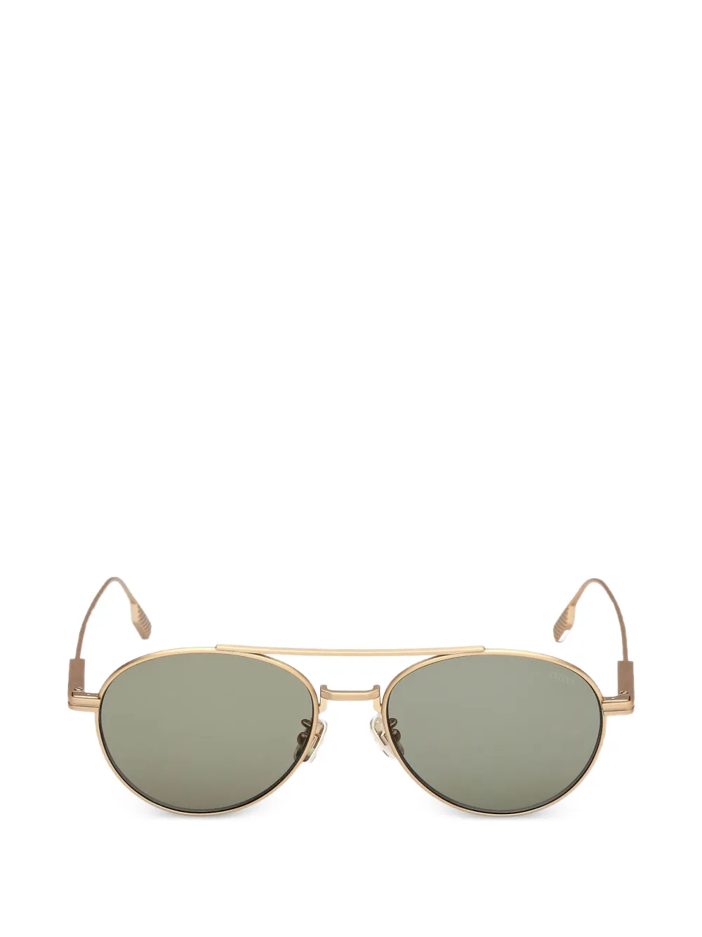 Zegna round-frame sunglasses - Gold