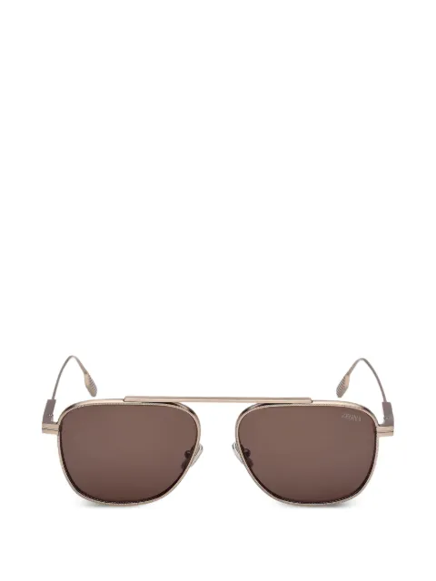 Zegna gafas de sol con montura cuadrada