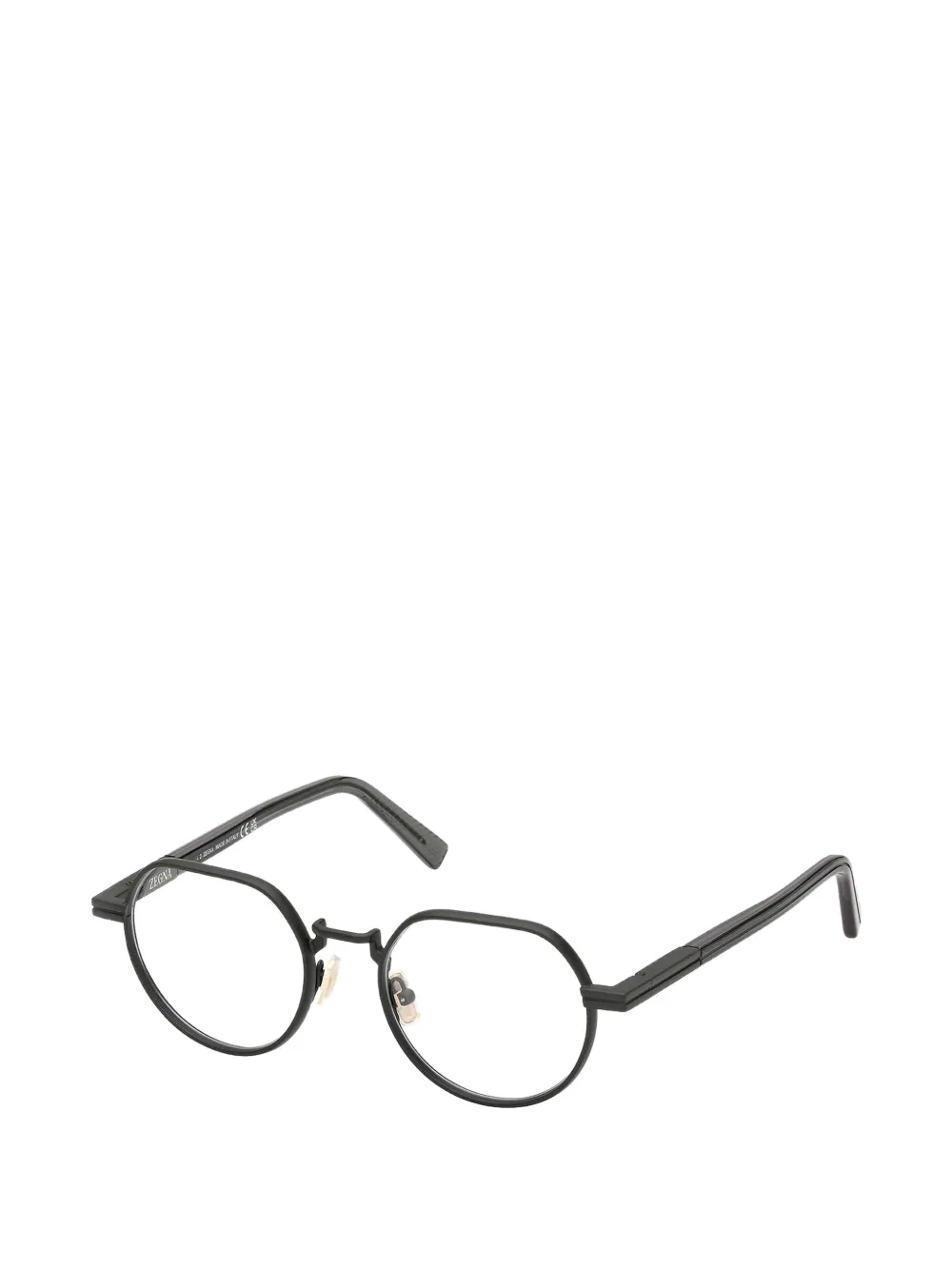 Zegna 圆形镜框眼镜