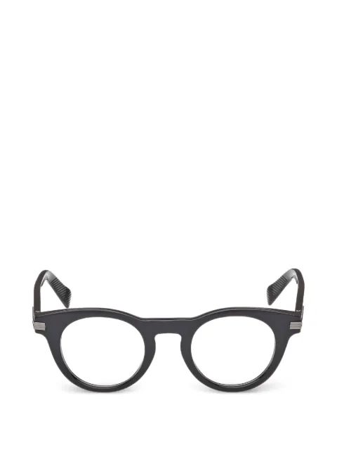 Zegna round-frame glasses