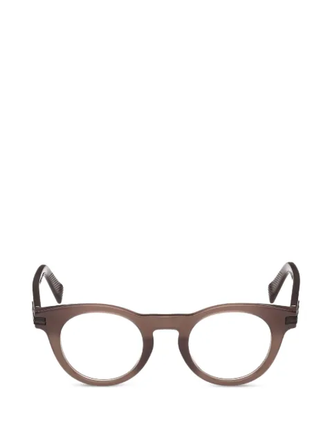 Zegna round-frame glasses