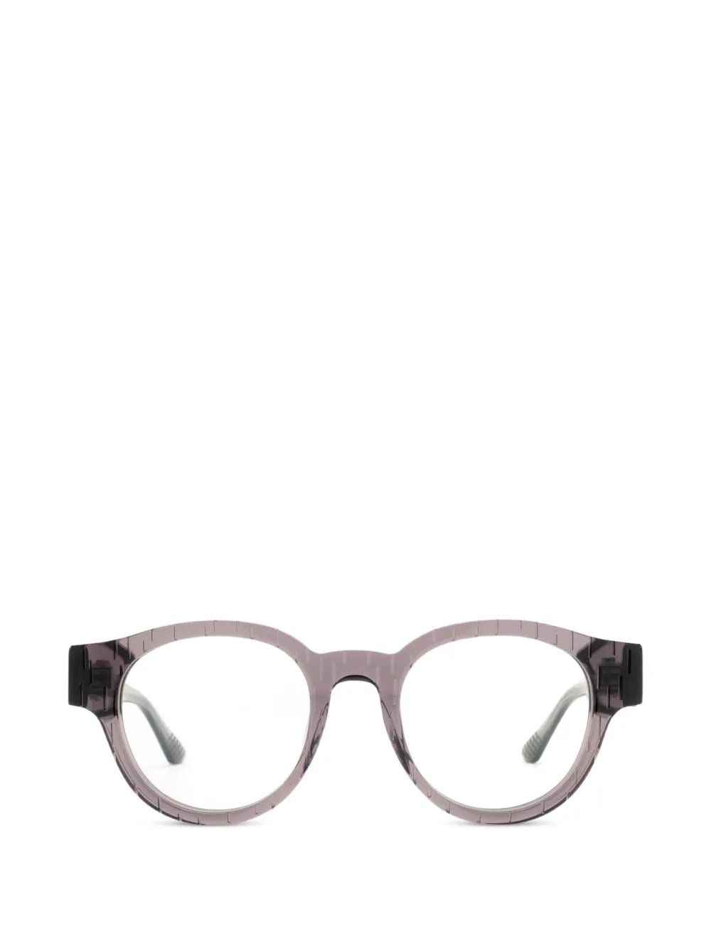 Yohji Yamamoto round-frame glasses - Grigio