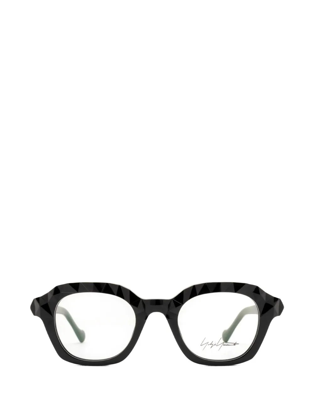 Yohji Yamamoto square-frame glasses - Nero