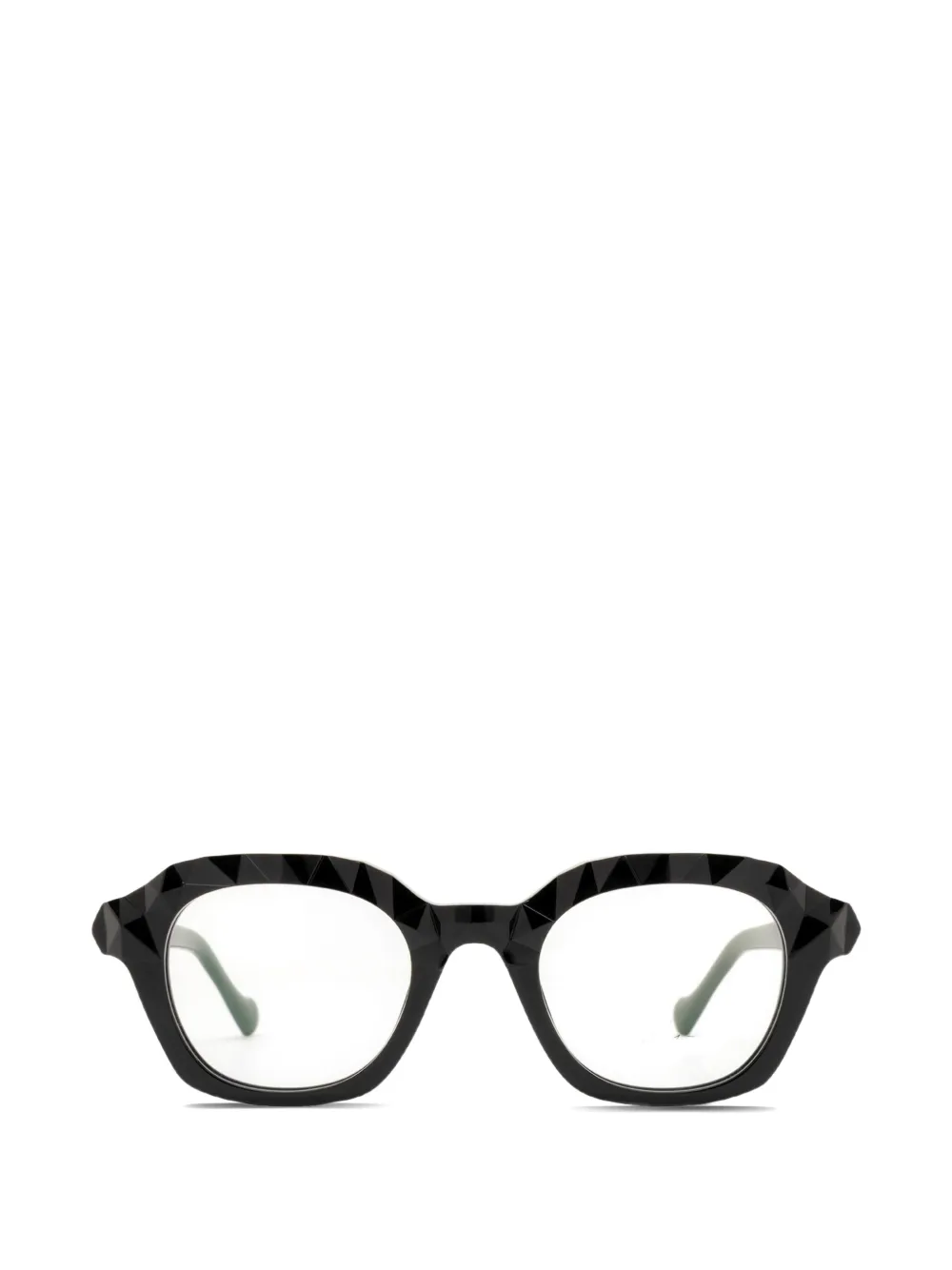 Yohji Yamamoto square-frame glasses - Nero