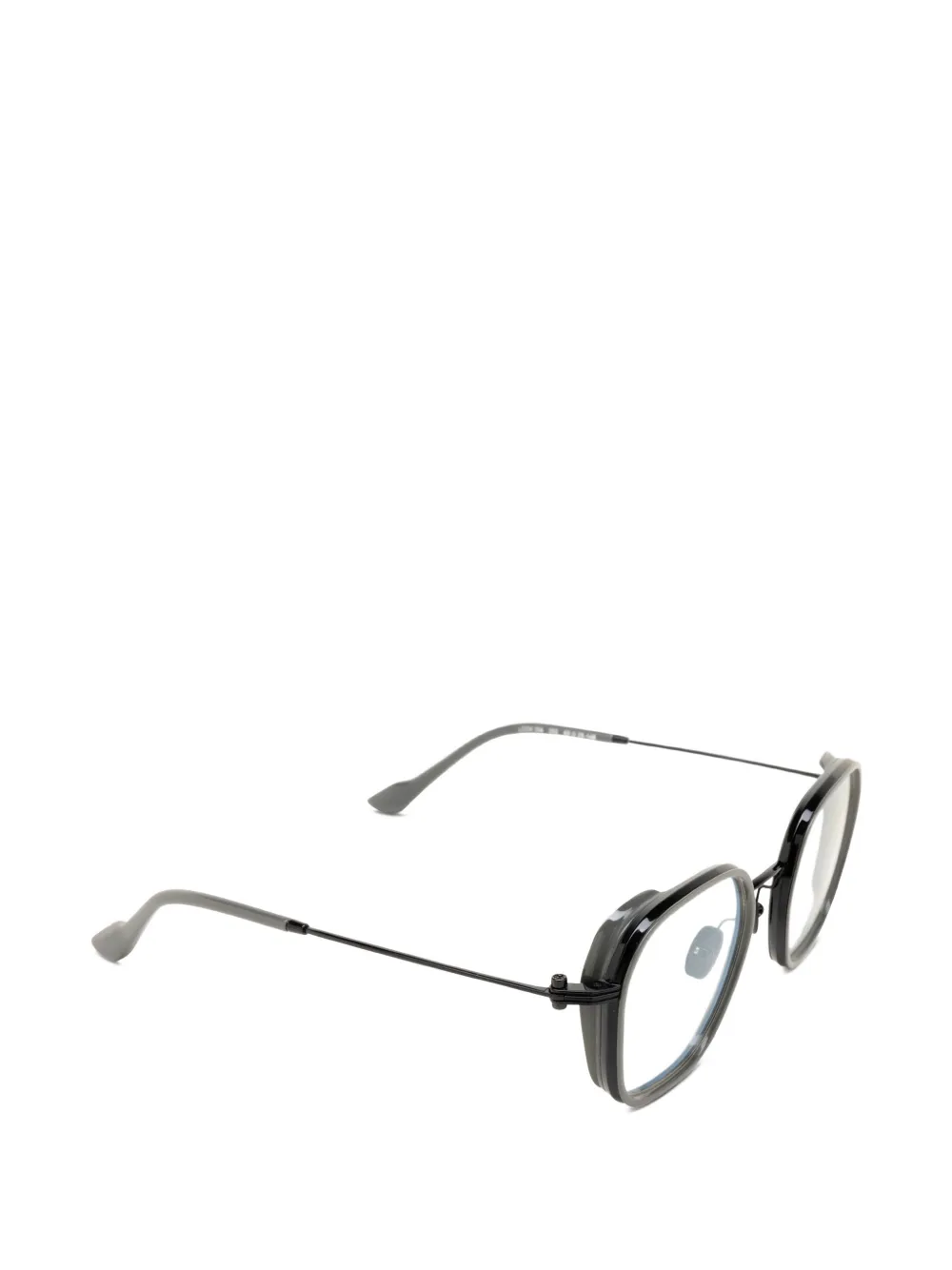Yohji Yamamoto Bril met vierkant montuur Grijs