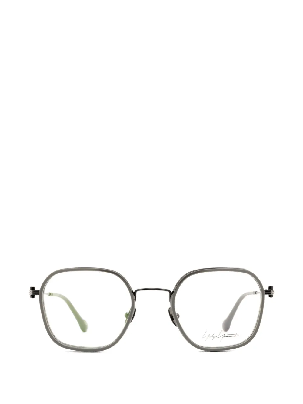 Yohji Yamamoto square-frame glasses - Grigio