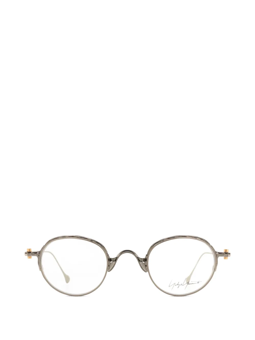 Yohji Yamamoto round-frame glasses - Grigio
