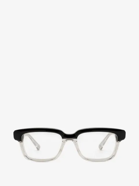 Yohji Yamamoto rectangle-frame glasses