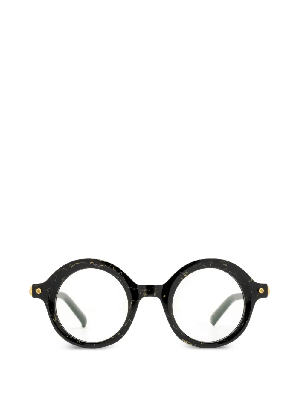 Yohji Yamamoto round-frame glasses - Nero