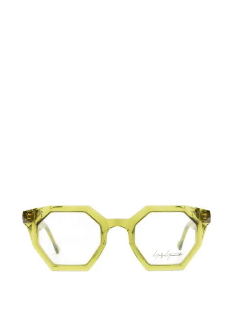 Yohji Yamamoto geometric-frame glasses