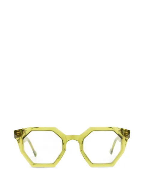 Yohji Yamamoto geometric-frame glasses