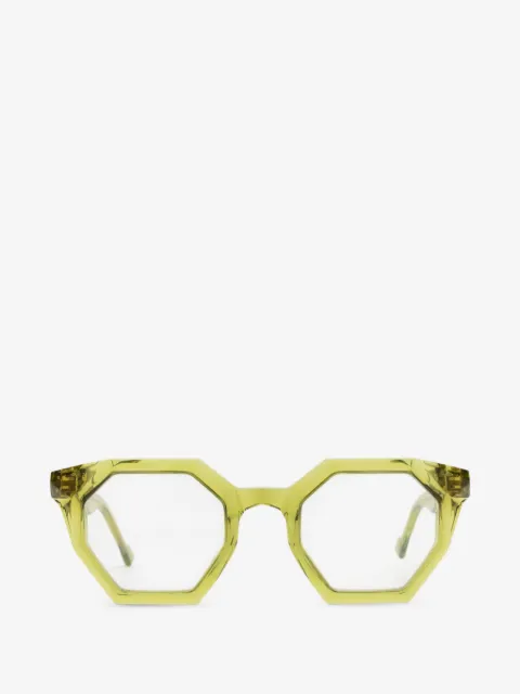 Yohji Yamamoto geometric-frame glasses