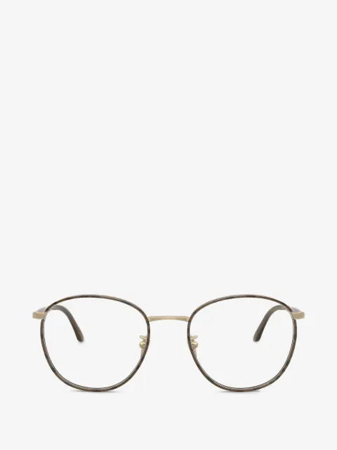 Giorgio Armani round-frame glasses