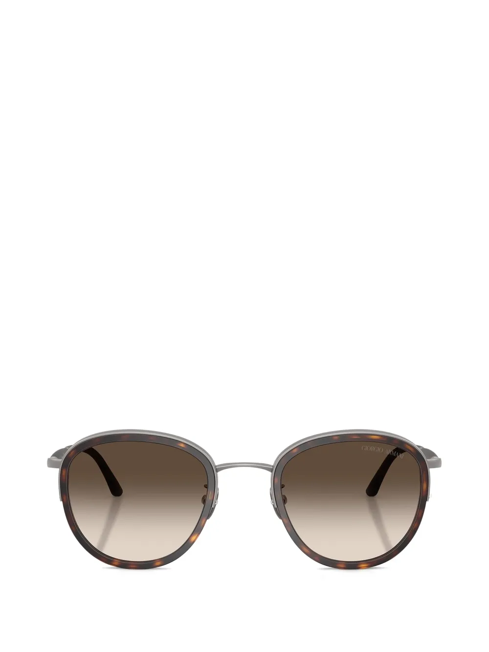 Giorgio Armani round-frame sunglasses - Marrone