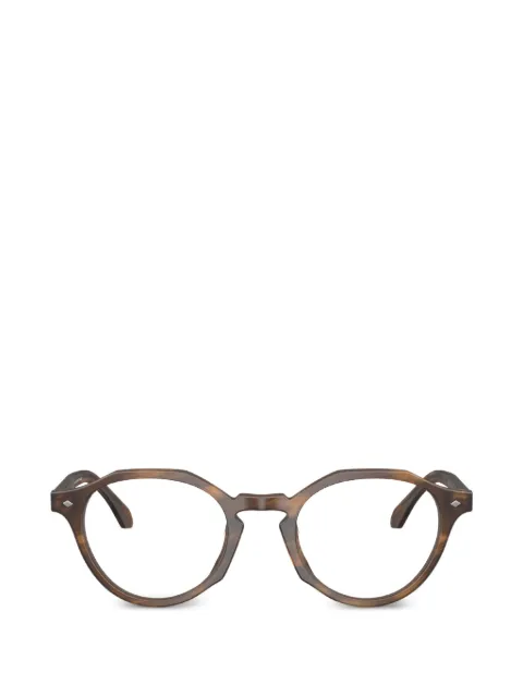 Giorgio Armani lunettes de vue à monture rayée