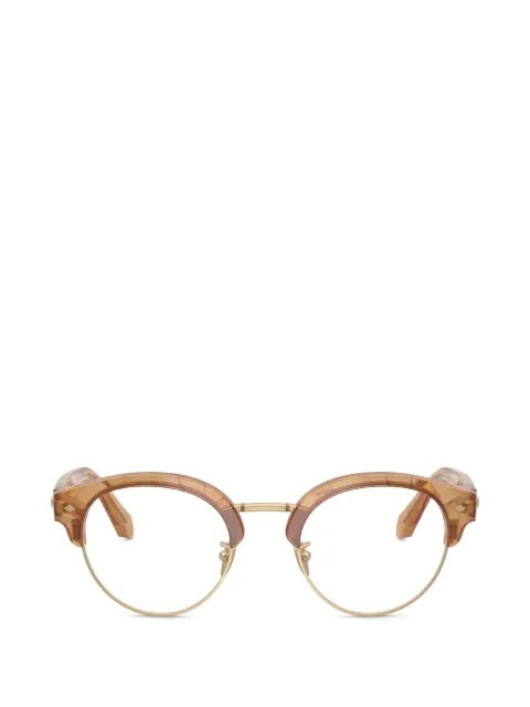 Giorgio Armani round-frame glasses