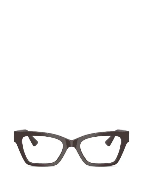 Giorgio Armani geometric logo glasses