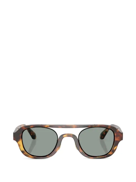 Giorgio Armani トータスシェル オーバルフレーム サングラス