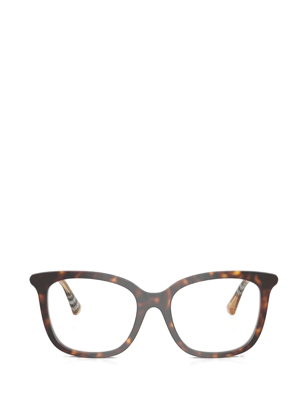 Burberry Eyewear Occhiali con inserti spessi - Marrone