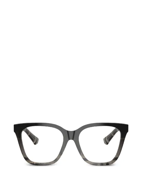 Burberry Eyewear check frame glasses