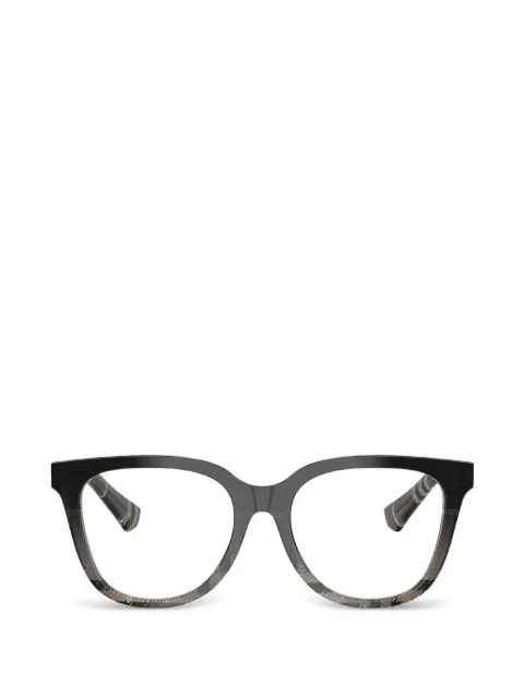 Burberry Eyewear 체크 스퀘어 프레임 안경