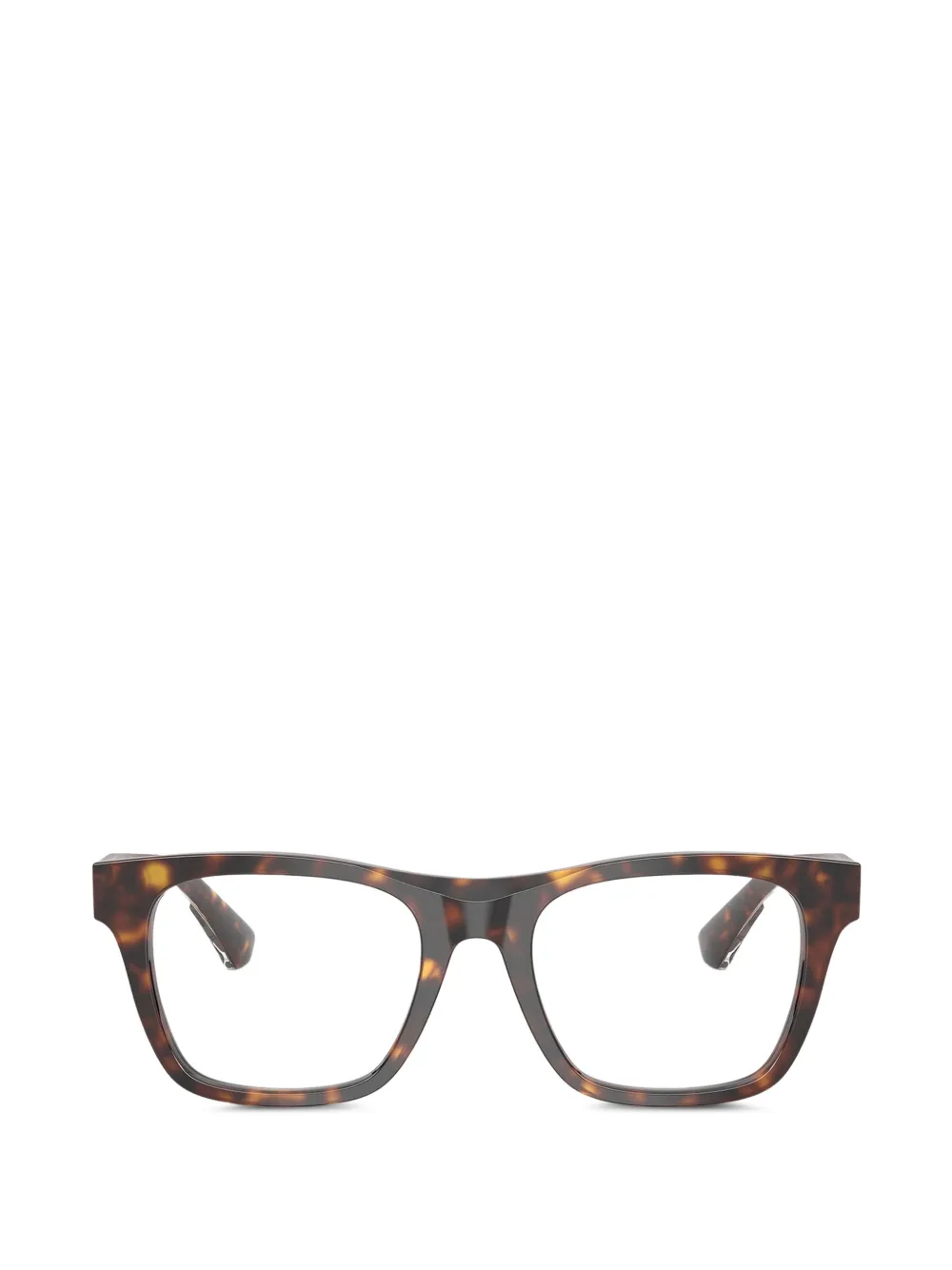 Burberry Eyewear 方形镜框眼镜 | 褐色 | Image 1