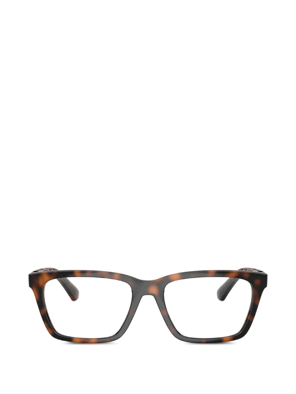 Burberry Eyewear Eckige Dark Havana Brille - Braun