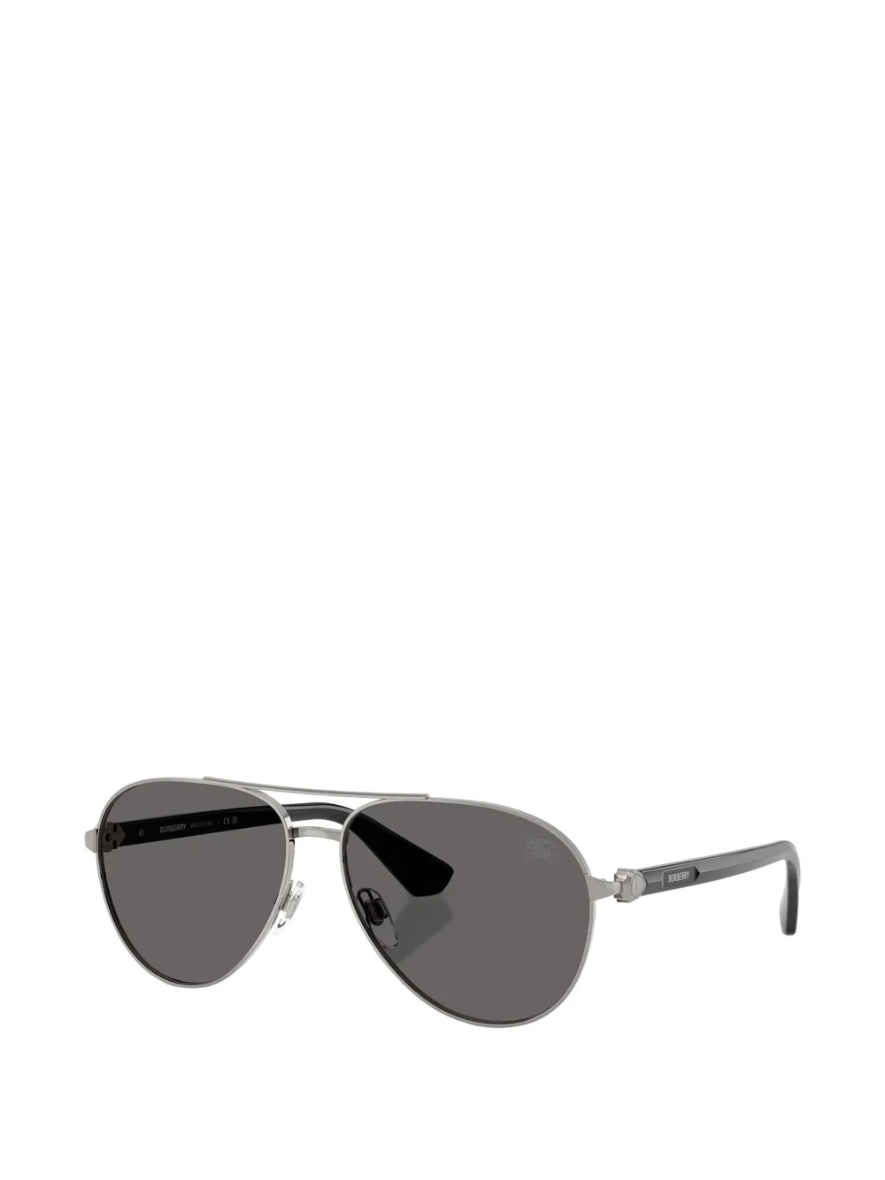 Burberry Eyewear Zonnebril met piloten montuur Zilver