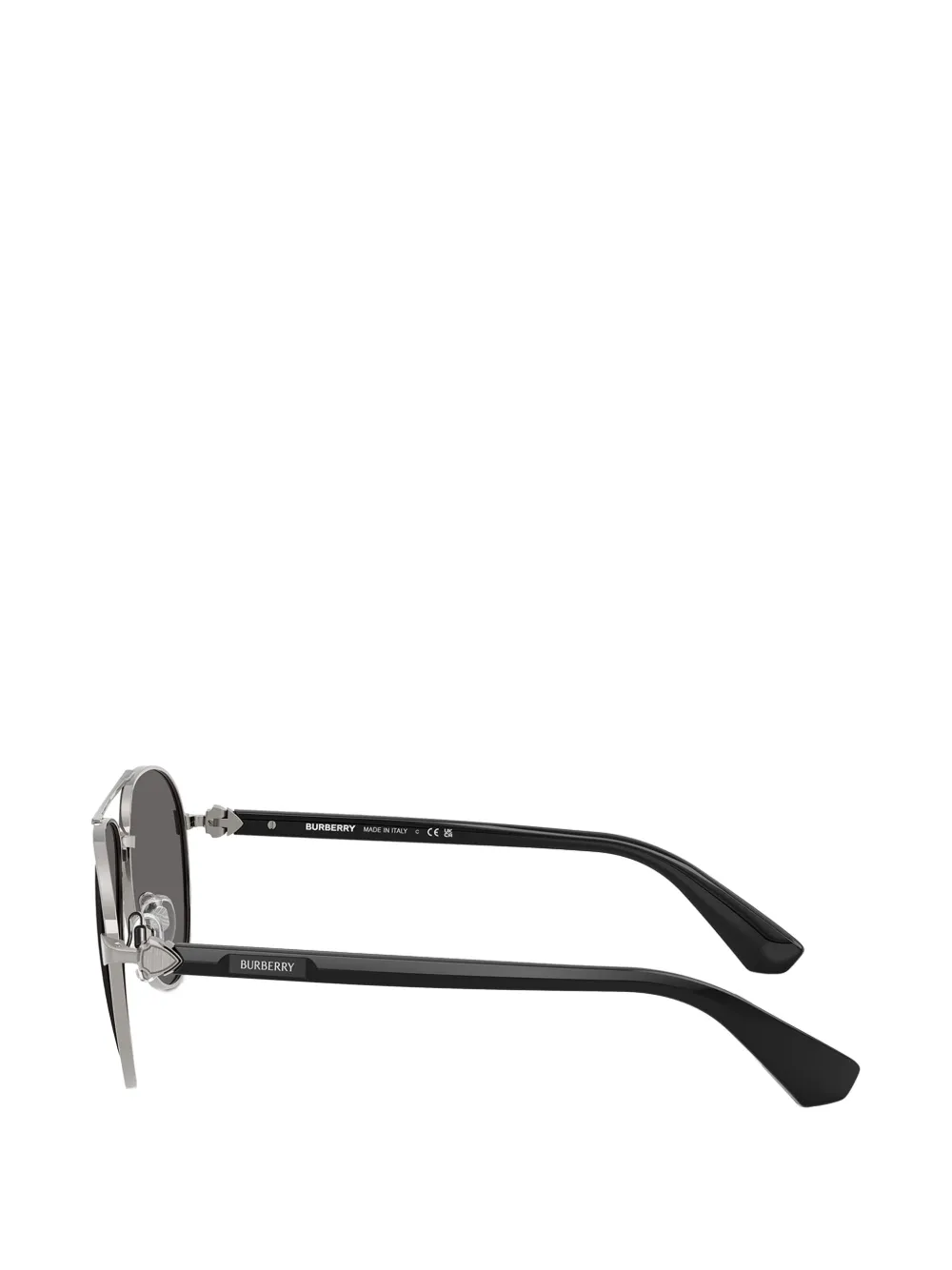 Burberry Eyewear Zonnebril met piloten montuur Zilver