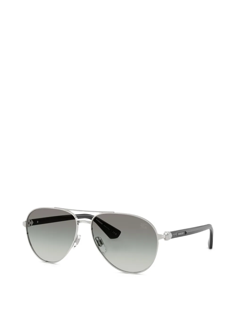 Burberry Eyewear Zonnebril met piloten montuur Zilver