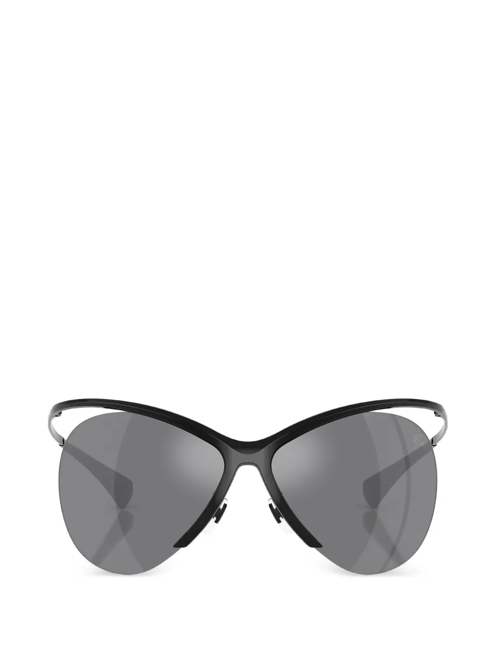 Burberry Eyewear Occhiali da sole con montatura a giorno - Nero