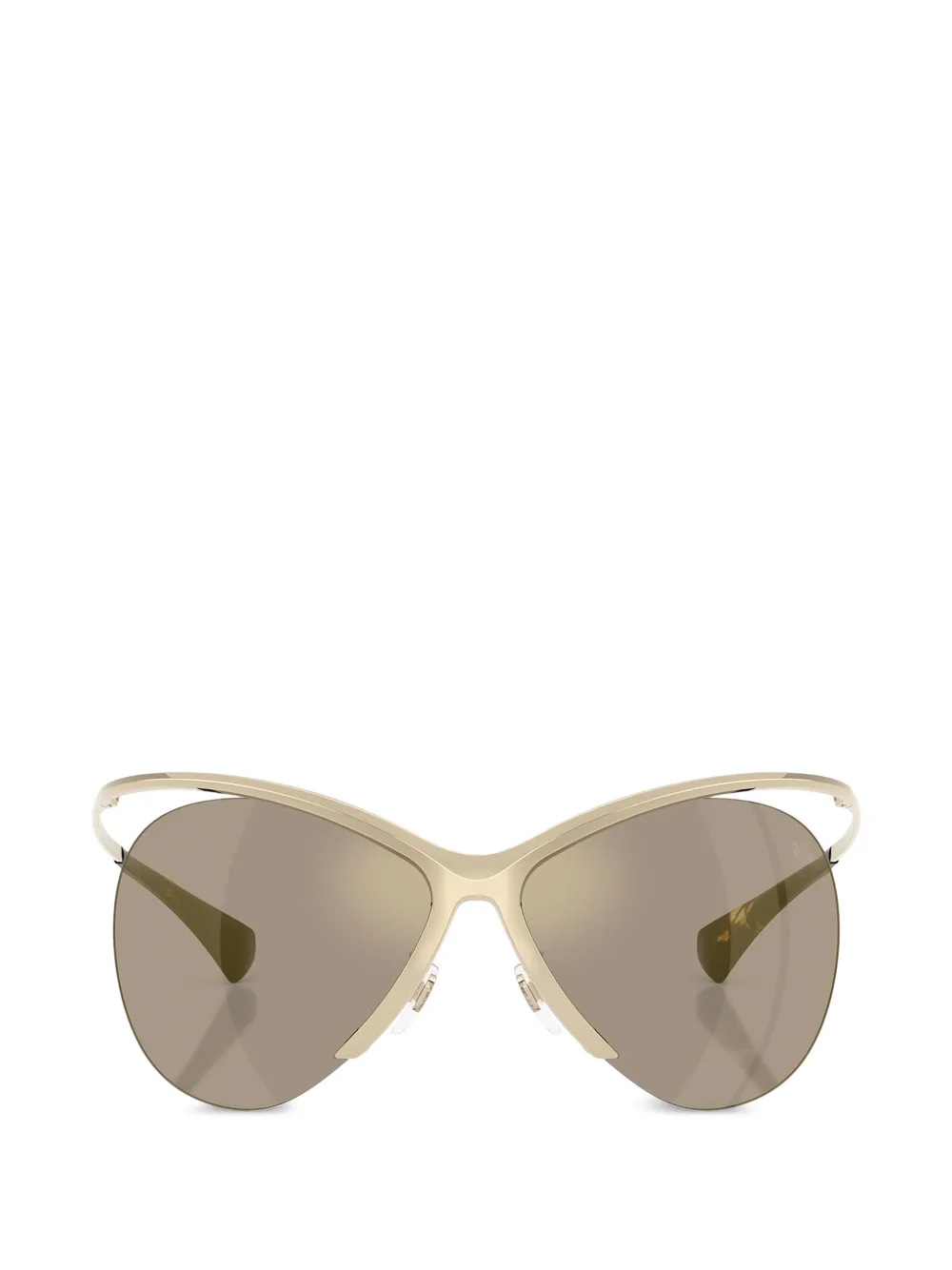Burberry Eyewear Occhiali da sole a farfalla - Oro