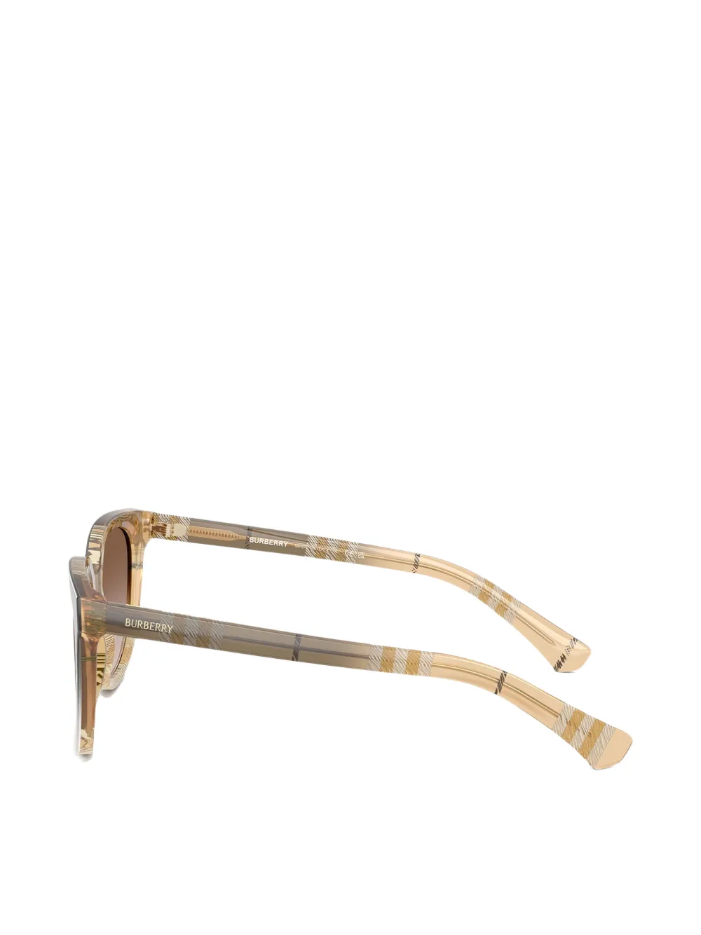Burberry Eyewear Geruite zonnebril Beige