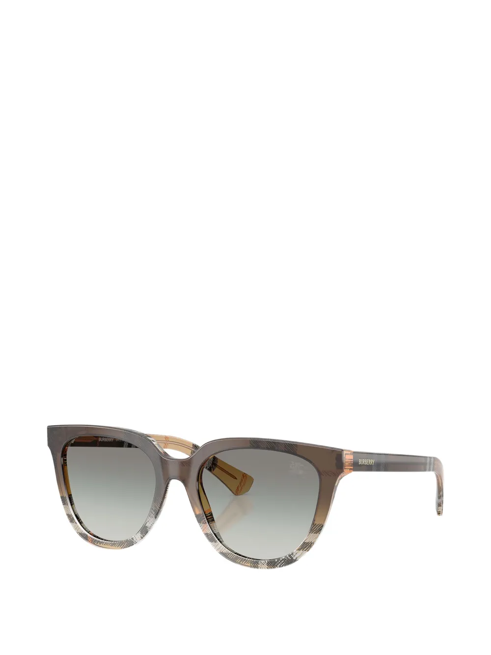 Burberry Eyewear Zonnebril met rond montuur Bruin