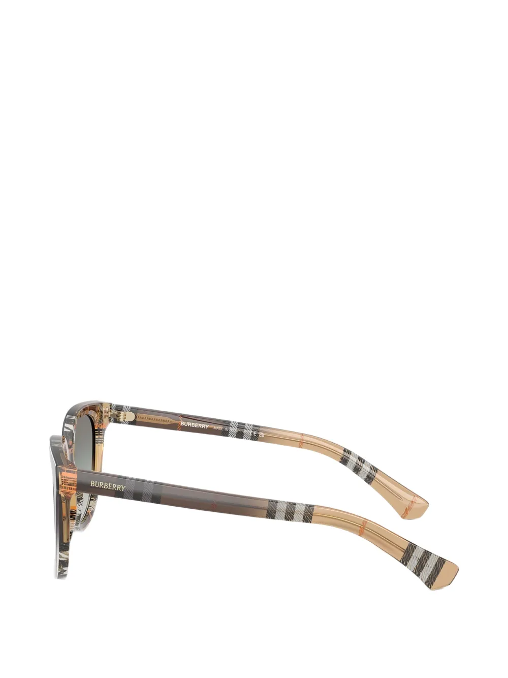 Burberry Eyewear Zonnebril met rond montuur Bruin