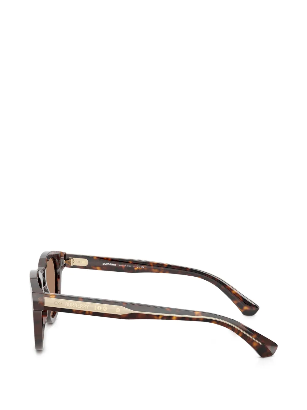 Burberry Eyewear Havana zonnebril met rond montuur Bruin