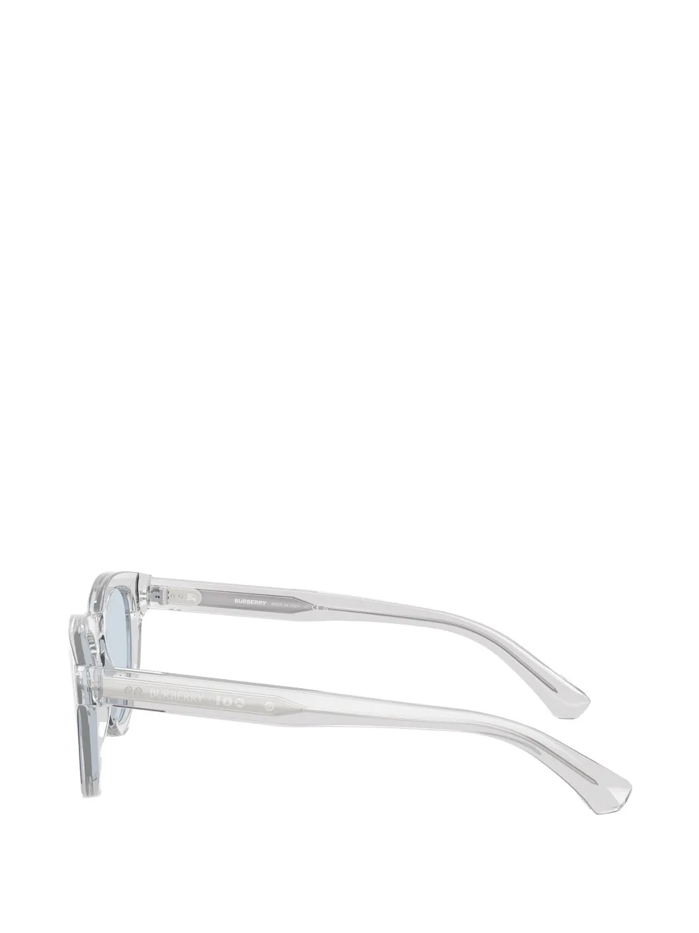 Burberry Eyewear Zonnebril met ovalen montuur Wit