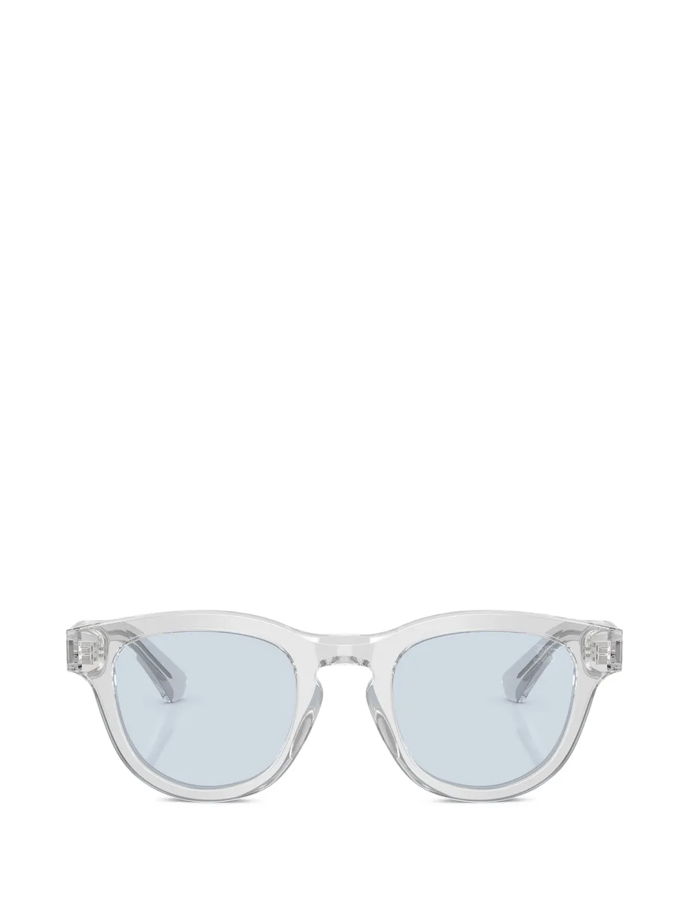 Burberry Occhiali da sole ovali - Bianco