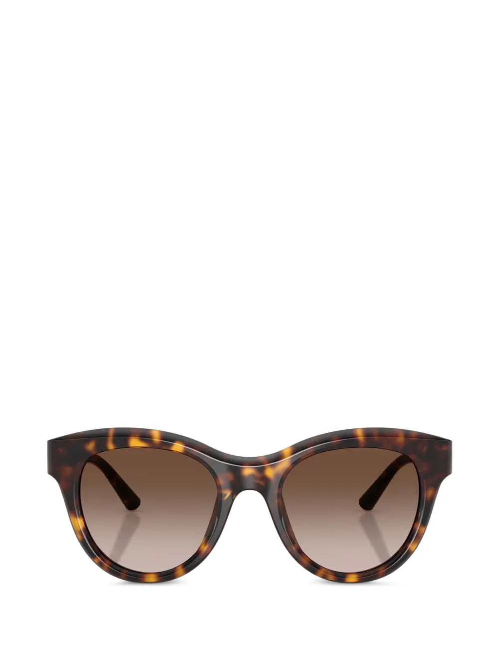 Dolce & Gabbana Havana round-frame sunglasses - Marrone