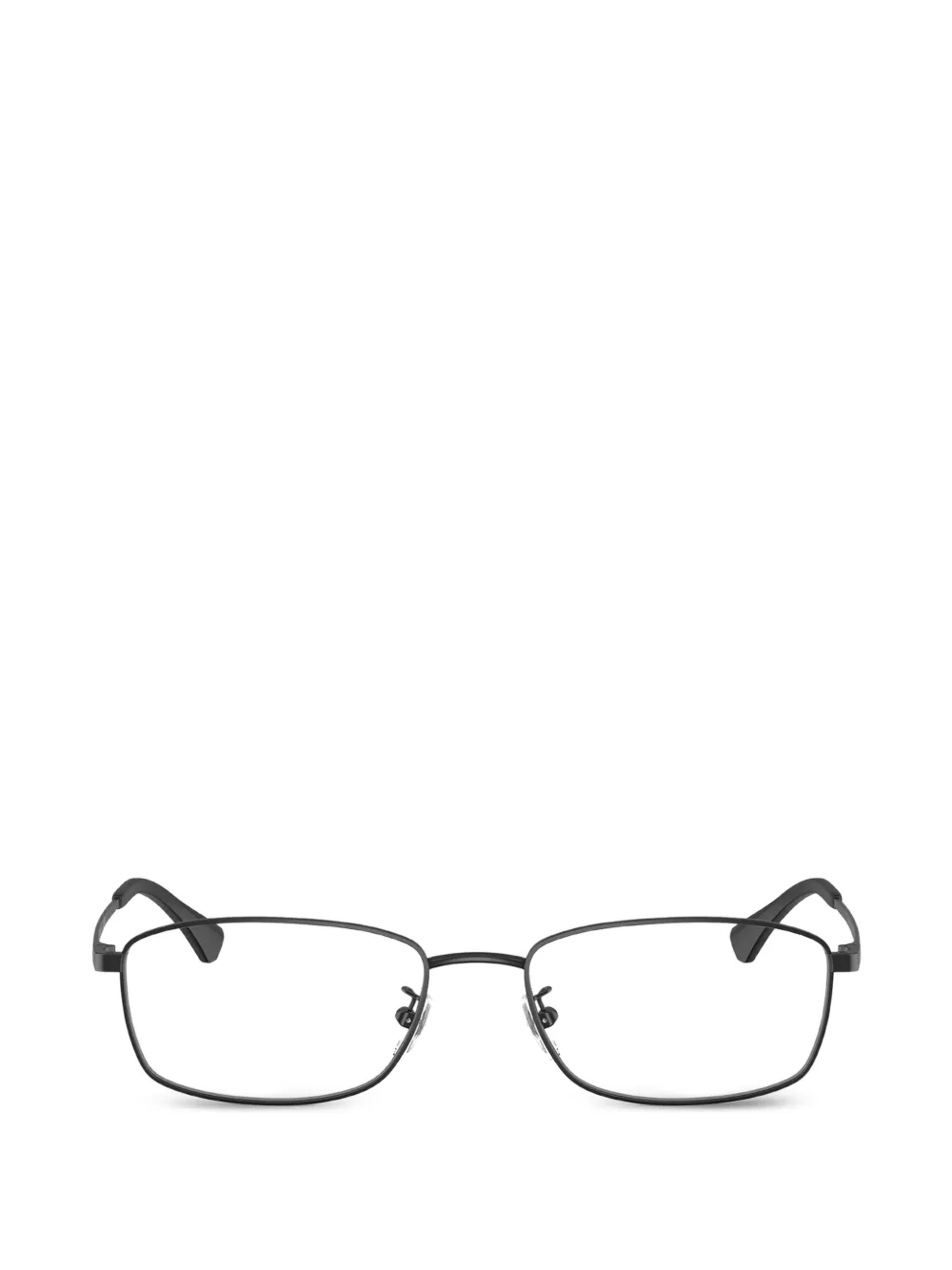 Emporio Armani rectangle-frame glasses - Nero